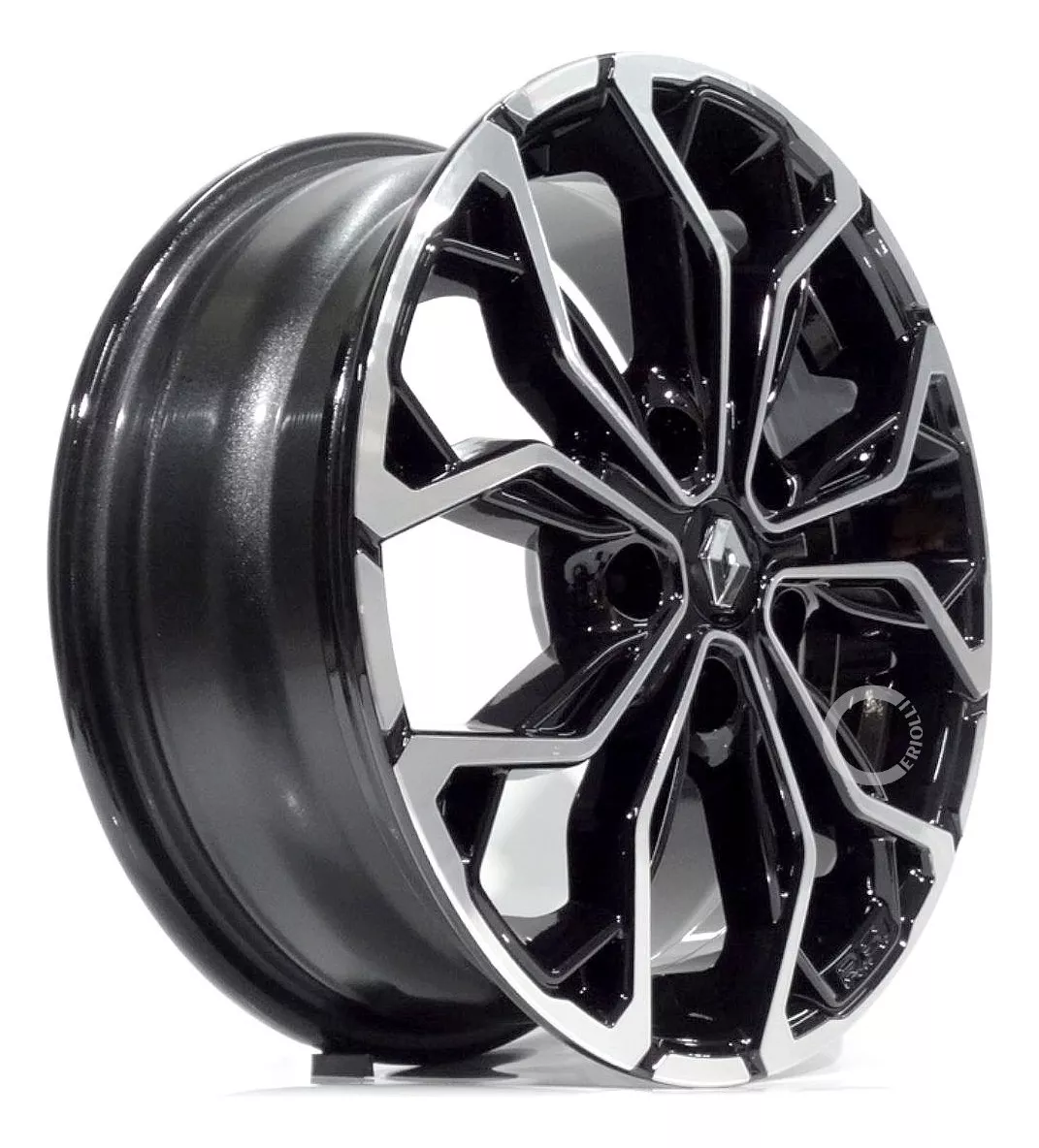 Jogo De Rodas Duster Ou Oroch 16 + Bicos Preto Diamantado - Imagem 3