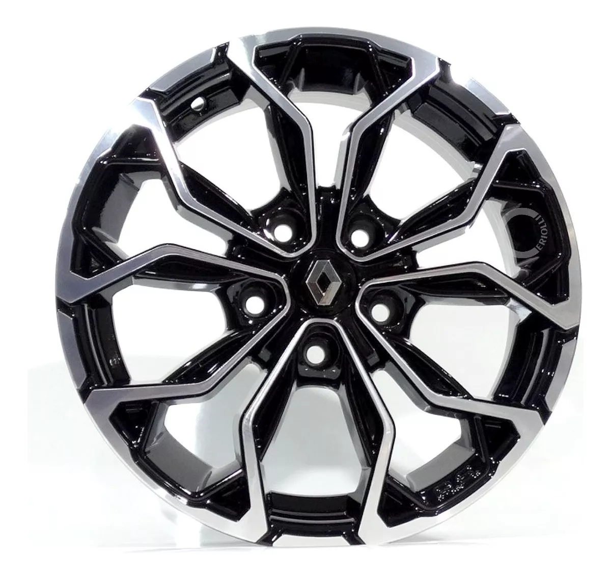 Jogo De Rodas Duster Ou Oroch 16 + Bicos Preto Diamantado - Imagem 5
